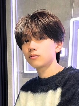 エルマーク 心斎橋(L-MARK) センターパートニュアンスパーマ韓国カルマパーマコンマヘア