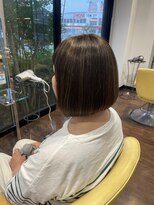 ネバーランド 平成店(NEVER LAND)&nbsp;ボブ/ハイライトカラー/白髪ぼかし