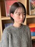 カット＋ストレートパーマ　￥14,000
