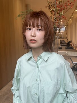 ブクレット(Bouclettes) 心斎橋 ステップカット ボブ レイヤーボブ 顔周りカット