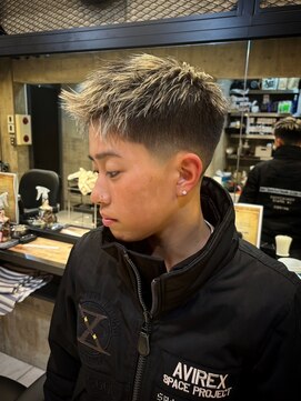 ビンゴ(BINGO) 1987秋色ハイライトメッシュショートバングスパイキーショート