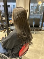 ポリッシュヘアーメイク 金町店(POLISH hair make)&nbsp;ロングレイヤー×グレージュカラー