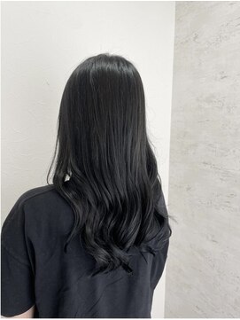 シエル 立川店(CIEL) ブルーブラック×ロング【CIEL×maki】