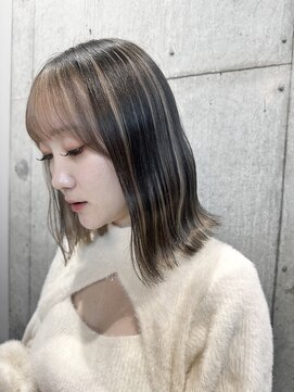 カケル(×.) アンブレラカラー／ピタボブ/ワッフルヘア