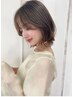 【伴指名限定】デザインカット＋韓国人風カラー￥12100→￥9900