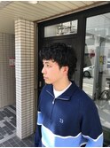 メンズカットアップバングスパイキーショート5