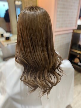 トリコ 梅田茶屋町店(trico) ブリーチなしの明るめベージュ