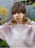 マッシュショート/レイヤーボブ/大人ショート/ウェーブヘア