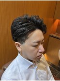 銀座　理容室　ナチュラルパーマ　ビジネスマン