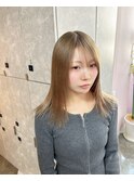 心斎橋×こなれ感あるくすみ系カラープルエクステ