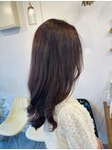 ふわっと透明感&ツヤ感　ピンクブラウン