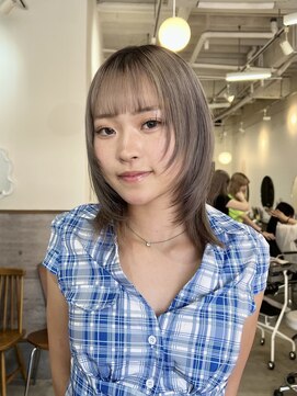 ラック 表参道(LUCK) グレージュ/ケアブリーチ/デザインカラー/レイヤーカット/原宿