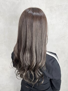 ルノン(LUNON) 暗めカラーグランマッシュデザインカラーフェイスフレーミング