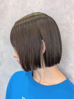 ザ ラブズ ラフズ ヘアー 本店(the loves laughs hair) ぱつっとボブ/切りっぱなしボブ/小顔ヘア