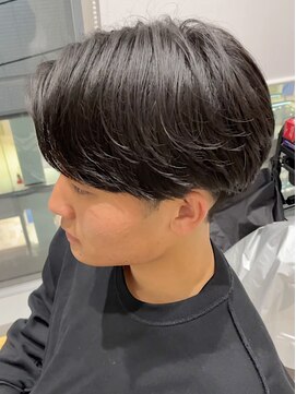 リ メイロ(Re.Meiro) ニュアンスセンターパート【メンズ/パーマ/眉毛/沖縄市/美里】