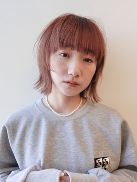 ディッセンバー 渋谷(December) ボブ/顔まわりレイヤー/ベージュ/ワイドバング/学割U24