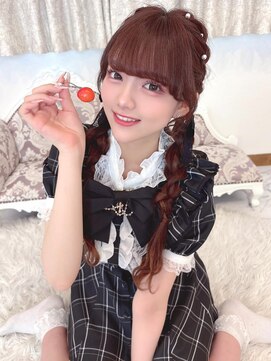 リルミー(Lilme) 石田萌依ちゃん*編み込みおさげヘア*まゆ