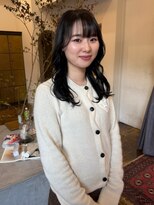 ヘアーアイスカルテット(HAIR ICI QUARTET)&nbsp;ダスキーカラー冬カラー大人可愛いロング