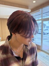 ヘアーサロン エンス(hair salon Ens) ナチュラルセンターパート