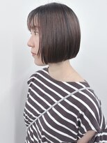 モリオ(morio)&nbsp;顔周りレイヤーマチルダボブ内巻きボブ姫カット小顔ボブ黒髪ボブ