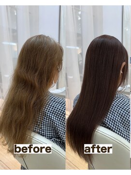 シゲ 自由が丘店(SHIGE) 白髪染めも髪質改善カラーでマイナス10歳40代50代白髪ぼかし美髪