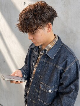ユイマァルスロウ 岡山(YUIMARLSLOW) 岡山メンズパーマ20代30代40代ニュアンスパーマスペインカール
