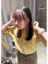 シプレ(cipre) 顔まわりインナー×ペールピンク