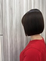 ノーム バイ アウラ(norm. by aura)&nbsp;アッシュグレージュぱつっとボブくすみカラー