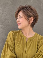 ラベルムバイエーケー(La Belleme by AK)&nbsp;50代白髪ぼかしベージュショート