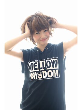 メルクマール(MERKMAL) マッシュなショートグレージュ