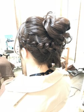 ロカット サロン(Roquat Salon) ブライダル高めサイドアレンジ【ヘアアレンジ　立川南口/立川】