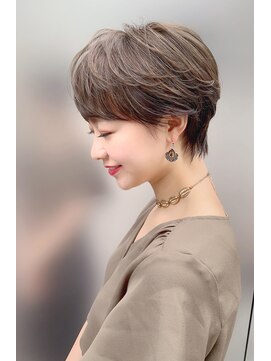 サンド 銀座(sand) 【sand 銀座】赤みのないグレージュショート