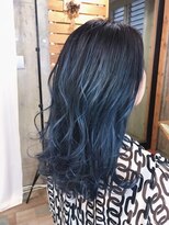 ヘアカロン 熊本本店(Hair CALON)&nbsp;インディゴブルー×スペシャルハイライト