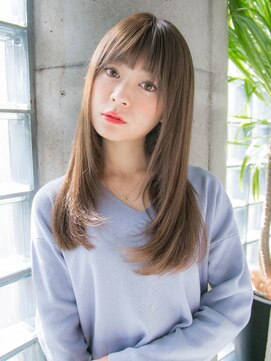 リリアン 青山(relian) ナチュラルストレートでサラツヤロングスタイル