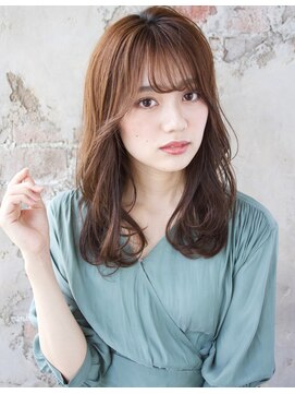 アフロート ルヴア(AFLOAT RUVUA) 『艶カラー』×『上品ゆるふわパーマ』アフロート 新宿 京佳