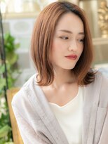 カバーヘア ブリス 戸田公園西口店(COVER HAIR bliss)&nbsp;外国人風ハイライト外ハネくびれミディa戸田公園20代30代40代