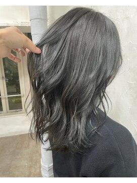 アリー 原宿 表参道(ALLY) 【ALLY 濱田】ブリーチなし☆オリーブグレージュ 20代/30代/40代