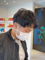 タヤ 青葉台店(TAYA)&nbsp;センターパート波打ちツーブロックマッシュパーマ