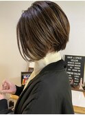前下がりショートボブ