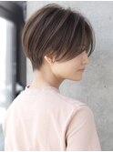 前髪なし大人ショート20代30代40代【AIN.表参道】川原大地