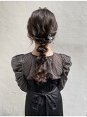 シルエットがかわいい編みおろし