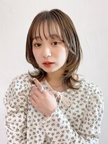 アイティーバイアルバム 下北沢店(IT by ALBUM)&nbsp;ショートウルフ_チェリーブラウンフェミニンロング_9133