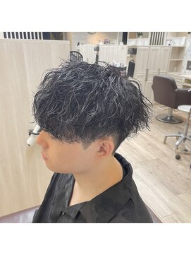 カイノオム 梅田(KAINO HOMME) 波パーマ　マッシュ　刈り上げ　ツーブロック