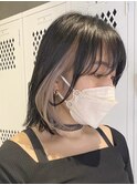 インナーカラーケアブリーチイヤリングカラーハイライトレイヤー