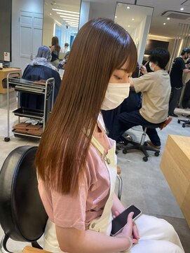 ジーナエス 札幌(Zina S) 髪質改善*艶髪ブラウン*美髪【Zina S 札幌】