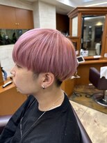 ピュア ポイント 和光店(PURE POINT) メンズマッシュ/ツーブロック/ダブルカラー/ピンク