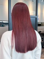 アルバム 銀座(ALBUM GINZA)&nbsp;ベビーピンクミルクティーピンクくびレイヤー美髪_ba489061