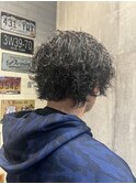 波巻きパーマ
