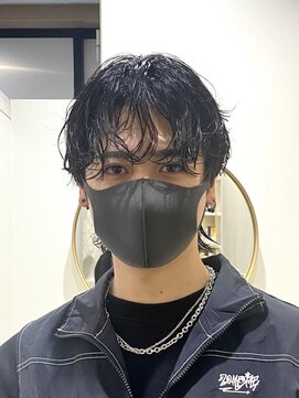 ギグス 栄店(gigs) メンズ/マッシュウルフ/パーマ