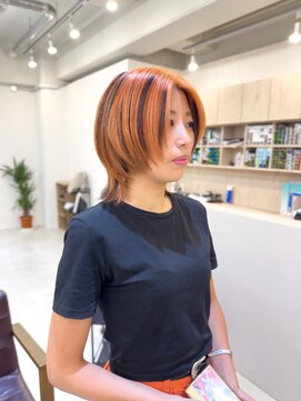 サロン 名和店(SALON) ボブウルフ/ブリーチデザイン